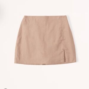 Abercrombie linen blend skort